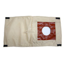 3" Fire-resistance Stove Jack Chimney Pipe w/ Canvas Edging Flap For Bell Tent