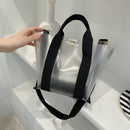 Women Transparent Shoulder Messenger Bag Beach Vacation Fashion Tote Handbags