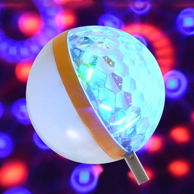 LED Colorful Magic Ball Projector Light USB Club DJ Disco Christmas Party Light