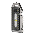 Pocket Clip Flashlight Keychains Outdoor Camping Cycling LED Work Light (A)