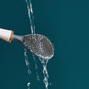 Wall Mounted Toilet Brush with Holder Long Handle Bathroom Cleaner (White) Newly