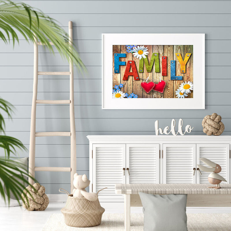 5D DIY Full Round Diamond Painting Family Women Art Cross Stitch Embroidery Kits