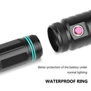 Ultra Bright Rechargeable Light Flashlight Dive Lamp Diving Flashlight