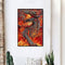 Oil Paint by Numbers Fire Dragon Canvas Artwork Living Room Picture Decoration
