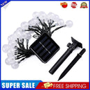 7m 30LED Crystal Ball Solar Light Waterproof Outdoor Garden Lamp (Colorful)