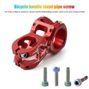 MUQZI 6pcs Bicycle Handlebar Stem Screw M5x18mm Road Bike Fixed Gear Riser