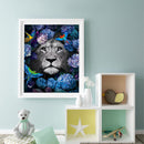 Animal in the Grass Oil Paint By Numbers Kit DIY Acrylic Painting on Canvas A