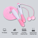 Jump Rope with Calorie Counter Fitness Cordless Corded Skipping Rope (Pink)
