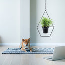 Hanging Flower Pot Hanger Chain Iron Planter Basket Holder Home Decor (B) Newly