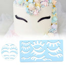 Cutting Die Unicorn Eyelashes Mold Scrapbook Stamp Chocolate Baking Accessories