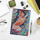 DIY Leopard Special Shaped Diamond Painting 50 Pages Sketchbook A5 Notebook Gift