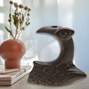 Incense Burner Ceramic Backflow Incense Cone Tower Decor (Chasing Moon) Newly