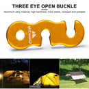 ShineTrip 10pcs Outdoor Camping Tent Rope Buckles S-Shaped Tensioner Fasteners