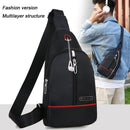 Casual Crossbody Chest Sling Bags Waterproof Oxford Cloth Men Shoulder Handba