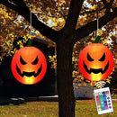 Waterproof Halloween Glowing Balloon Ghost Festival Atmosphere Pumpkin Balloon