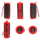 Waterproof Silicone Cover for Flip 6 Bluetooth-compatible Speaker (Red) Newly