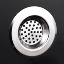Stainless Steel Basin Strainer Kitchen Sink Filter Bathroom Hair Trap(L)