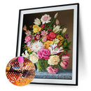 Full Drill Diamond Painting Blossom Flowers Embroidery Mosaic Craft Needlewor