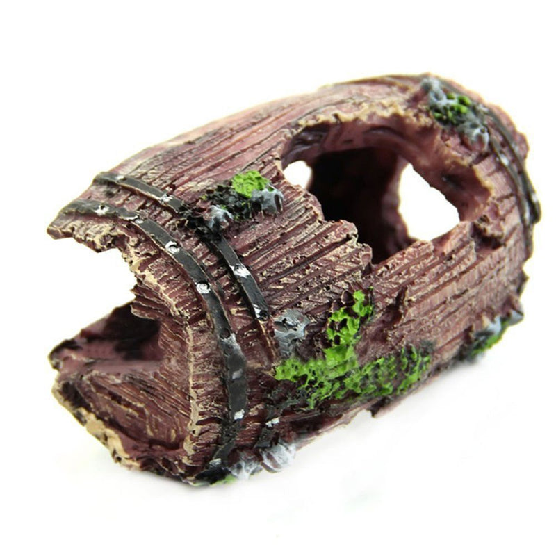 Wreck Barrel Fish Tank Decoration Aquarium Ornament Pet Supplies Home Decor
