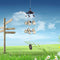Metal 10 Bells Copper Wind Chime Garden Yard Hanging Decor Gift