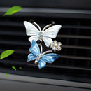 Car Clip Air Vent Outlet Perfume Auto Flavor Scent Decor Freshener (Blue) Newly
