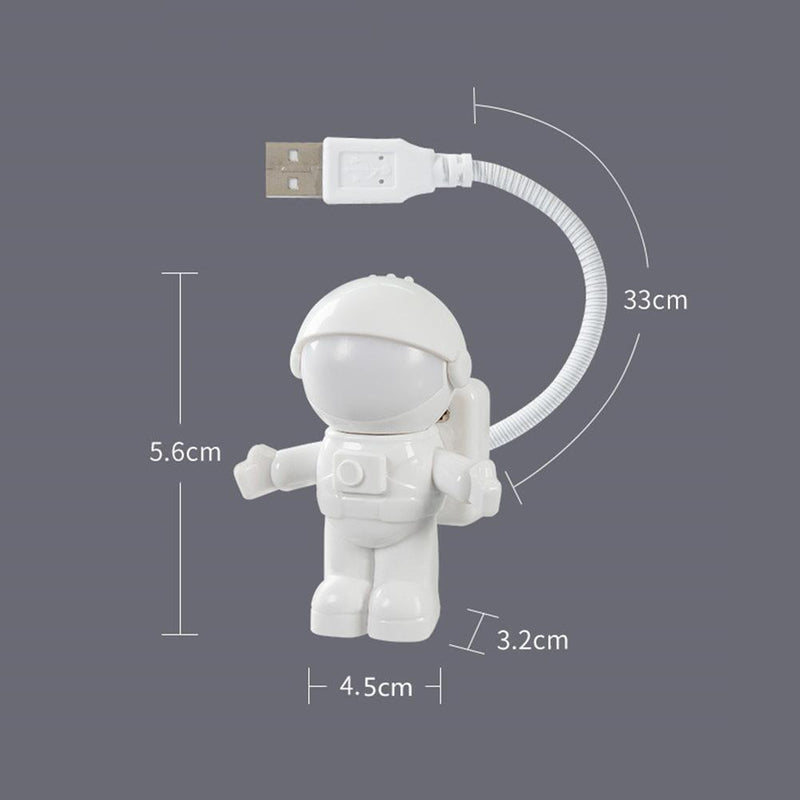 USB Night Light LED Astronaut Reading Desk Table Space Decoration Lighting