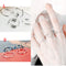Wedding Engagement Hollow triangle Simplicity Jewelry Open Ring Joint Ring Ring