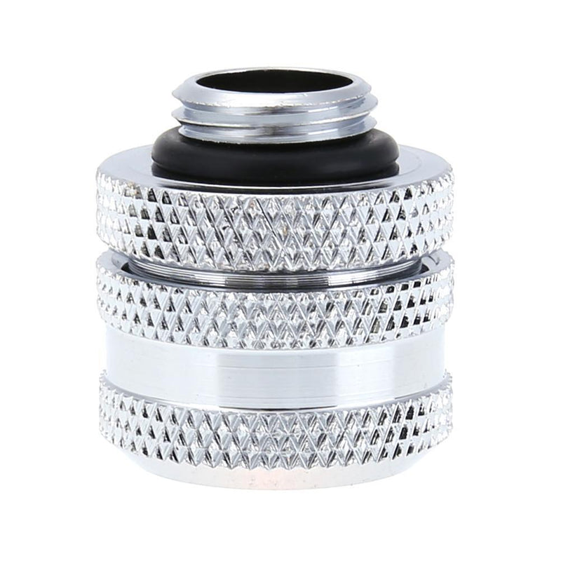 G1/4 14mm OD 4 Laps Hard Tube Quick Fitting Connector for PC Water Cooling