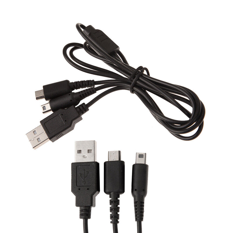1.2m USB Data Charging Cable Charger Wire Cord for Nintendo NDSI 3DS NDSL