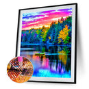 5D Diamond Painting Kit Landscape Landscape Full Round Diamond Mosaic