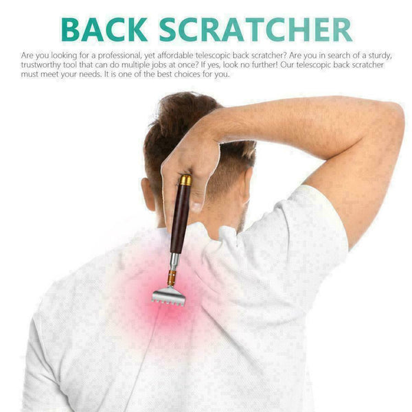 Itch Relief Scratcher Massage Tool Extendable Back Massager I7A3 Sale K8G0