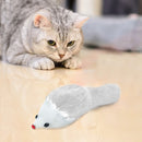 6pcs Cat Plush Toys Simulation Big Mouse Sounding Interactive Toys Pet Suppli
