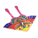 90x50cm Bright Cloth Colorful Butterfly Kite Outdoor Foldable Kites (C) Newly