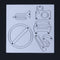 Snowvirtuos Mark Group Joint DIY Metal Stencil Scrapbook Embroidery Craft Cut