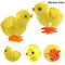 Plush Jumping Cartoon Chicken Baby Children Plush Fluffy Y4Q8 Clockwork U7W2