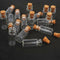 10x Clear Small Cork Stopper Mini Glass Vial Jars Containers Bottle N5Y7