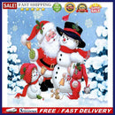 Full Round Diamond Painting 5D DIY Cute Santa Mosaic Drill Christmas Decorati