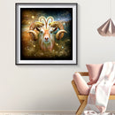5D Kit Rhinestone Pictures DIY Shiny Aries Full Round Drill Art Diamond Pai