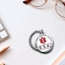 Pet Necklace Collar Tag Animal ESA Emotional Support Medical Assistance Keychain