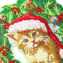 Embroidery Mosaic 5D Diamond Painting Wreath DIY Flower Garland Wall Room Dec