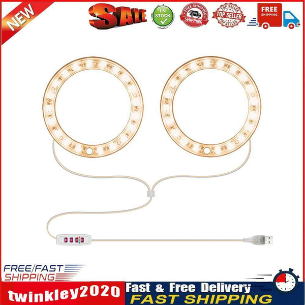 Angel Ring Plant Light Sunlight Phytolamp USB Nursery Lamp (One for Two) Newly
