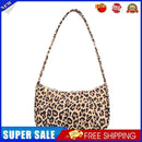 Retro Plaid Print Nylon Shoulder Bags Women Underarm Tote Handbag (Leopard)