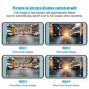 4 inch IPS Touch Screen Car Video Recorder Dual Lens 1296P HD Recording Dash Cam
