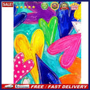 5D DIY Cartoon Heart Mosaic Full Round Diamond Drawing Handmade Rhinestone Cr