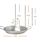 to Clean 3 Roots BBQ Barbecue Accessories Vertical Skewer Grilling BBQ Rack