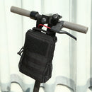 Bicycle Front Tube Bag Handlebar Cell Phone Pouch for M365 PRO ES2 (Black) Newly