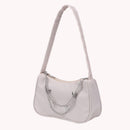 Retro Women Butterfly Chain Shoulder Underarm Bag Casual Pure Color Mini Handbag