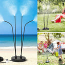 Vertical Sprayer Watering Drip Kit Brass Nozzles Misting Cooling System