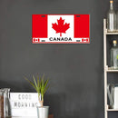 Home Weatherproof Retro Chic Flag Sign Iron Painting Wall Drawing Templates