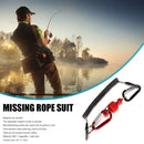Magnetic Net Release Keeper with Lanyard Carabiners for Fly Fishing (Red)